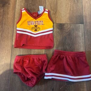 Iowa state baby cheerleader uniform 0-3 month Cyclones